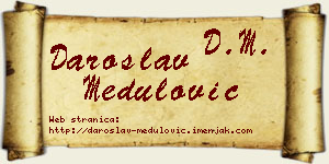 Daroslav Medulović vizit kartica